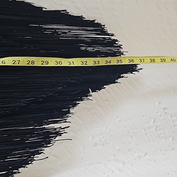 VTG black Flapper fringe dance costume - Picture 10 of 11